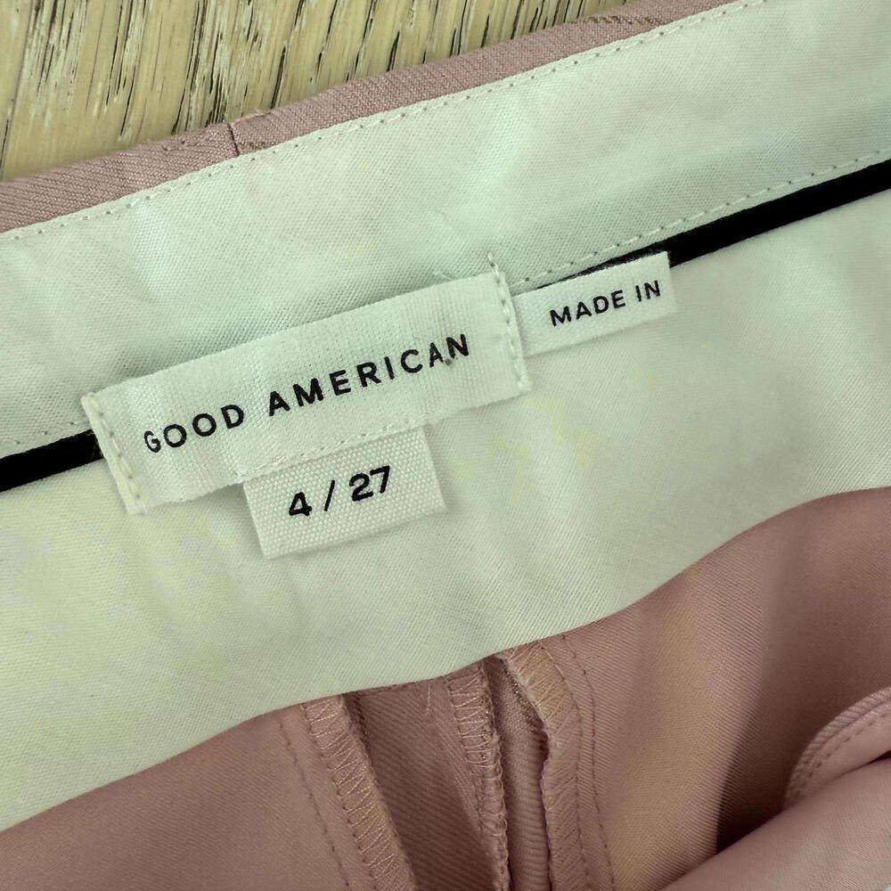 Good American Women's Wide Leg Pants Pink Size 4/27 - Picture 3 of 4